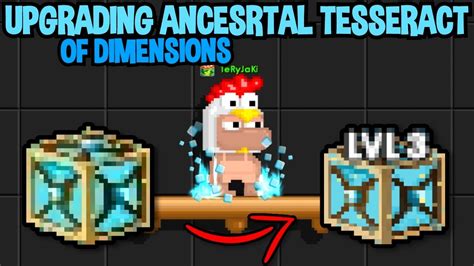 crystalized reality growtopia|upgrading ancestral tesseract of dimensions .